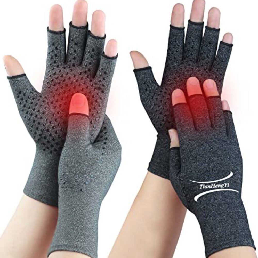 2 Pairs Arthritis‎ Gloves for Pain Relief